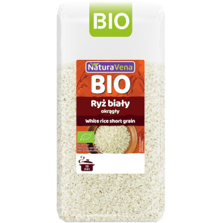 Ryz Bialy Okragly BIO 500 g - Naturavena - Ekochatka