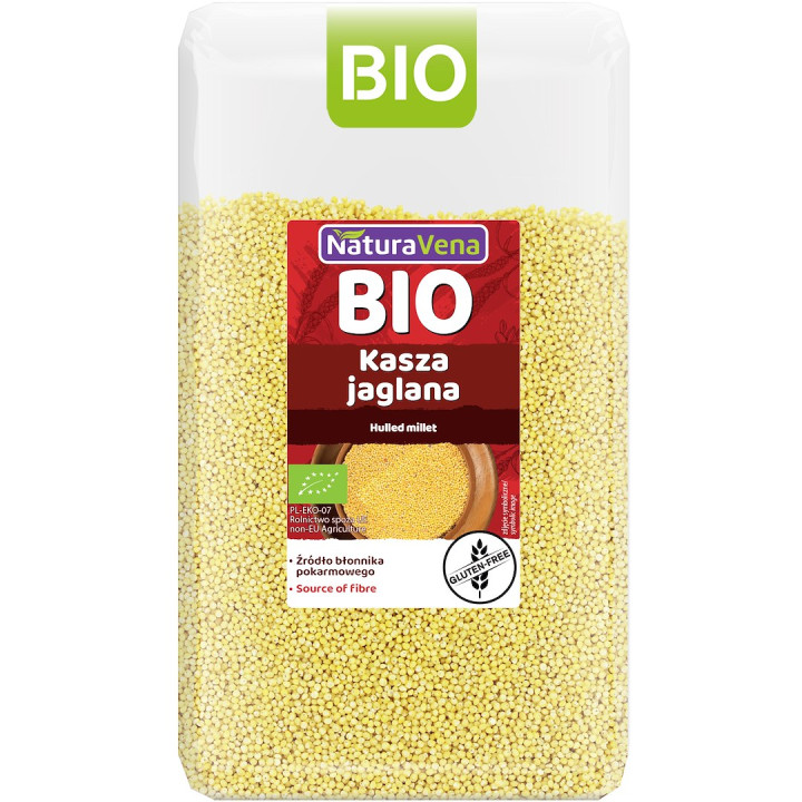 Kasza Jaglana Bezglutenowa BIO 1 kg - Naturavena - Ekochatka