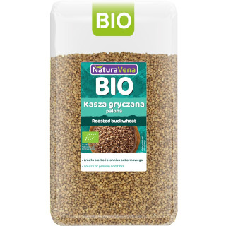 Kasza Gryczana Palona BIO 1 kg - Naturavena - Ekochatka