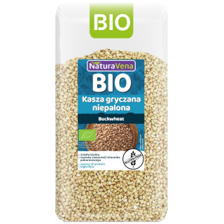 Kasza Gryczana Niepalona Bezglutenowa BIO 500 g - Naturavena - Ekochat