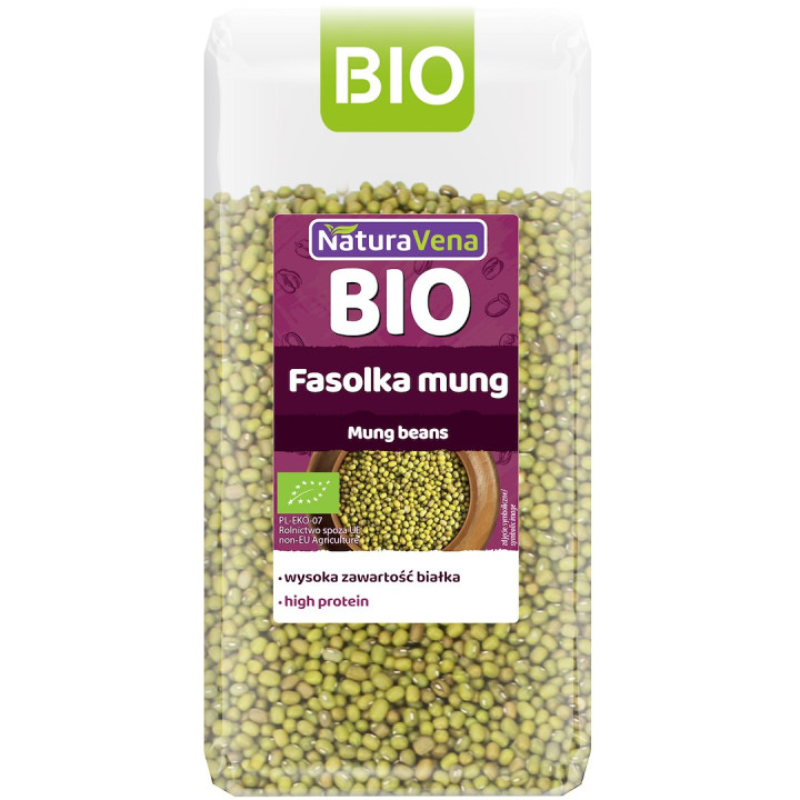 Fasolka Mung BIO 400 g - Naturavena - Ekochatka