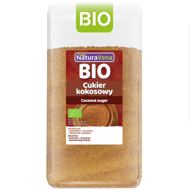 Cukier Kokosowy BIO 200 g - Naturavena - Ekochatka