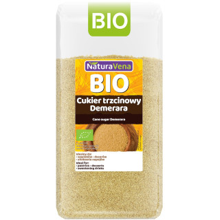 Cukier Trzcinowy Demerara BIO 500 g - Naturavena - Ekochatka