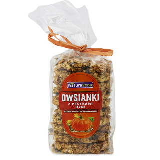 Ciastka Owsiane z Pestkami Dyni 175 g - Naturavena - Ekochatka
