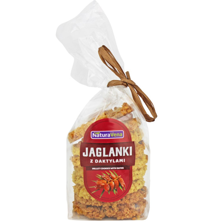 Ciastka Jaglanki z Daktylami 175 g - Naturavena - Ekochatka