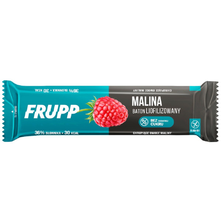 Baton Liofilizowany Malinowy Frupp Bezglutenowy 10 g - Celiko - Ekocha