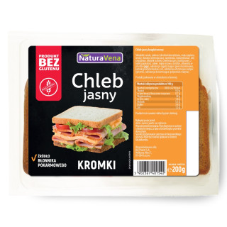 Chleb Jasny Krojony Bezglutenowy 200 g - Naturavena - Ekochatka