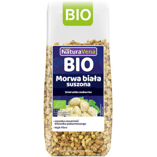 Morwa Biała Suszona BIO 100 g - Naturavena - Ekochatka