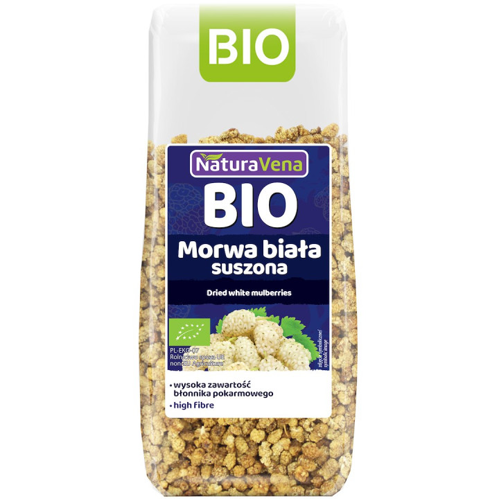 Morwa Biała Suszona BIO 100 g - Naturavena - Ekochatka