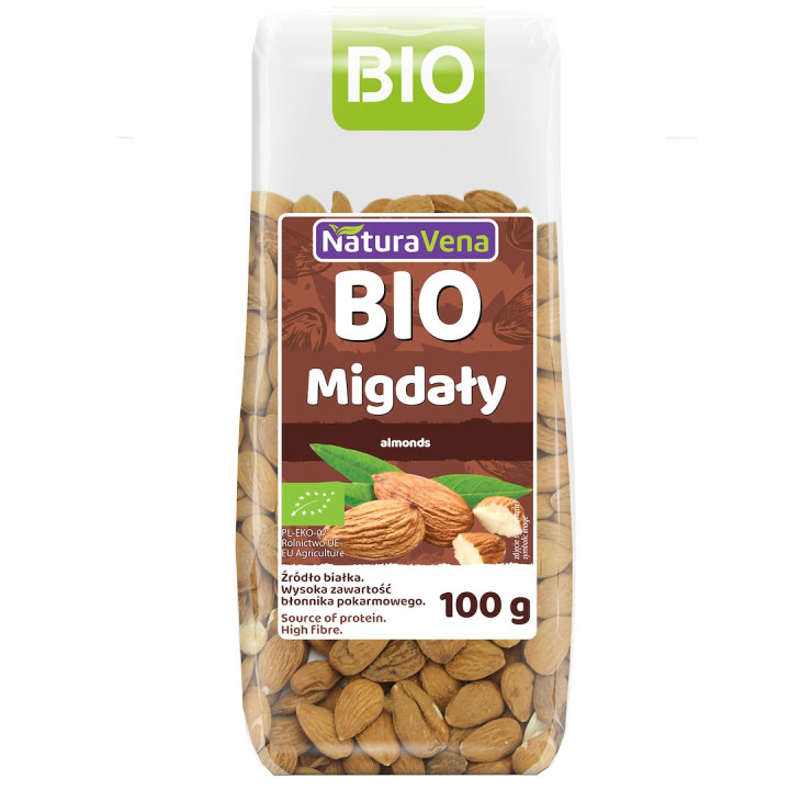 Migdały BIO 100 g - Naturavena - Ekochatka
