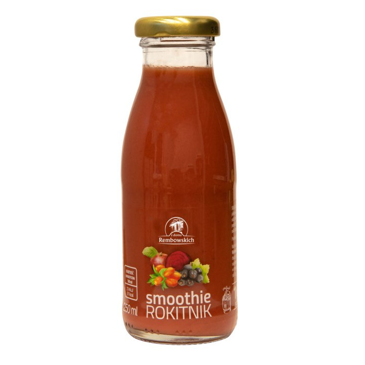 Smoothie Jabłko Banan Czarna Porzeczka Burak Rokitnik 250 ml - Rembows