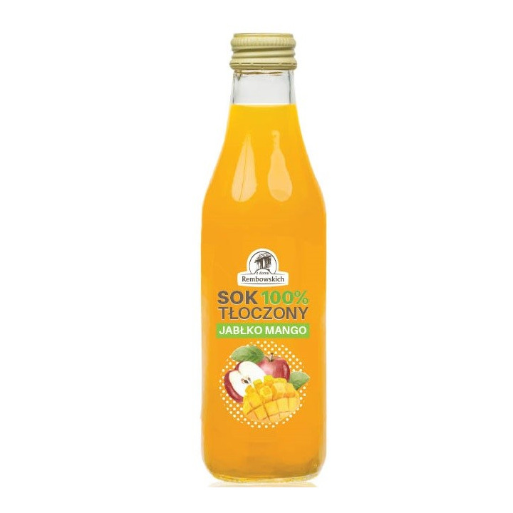 Sok Jabłkowo-Mangowy NFC Tłoczony 250 ml - Rembowscy - Ekochatka