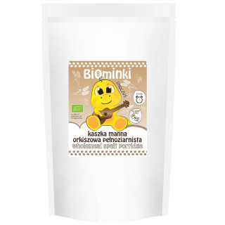Kaszka Manna Orkiszowa Pełnoziarnista BIO 500 g - Biominki - Ekochatka