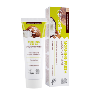 Pasta do Zębów bez Fluoru Morning Fresh ECO 75 ml - Nordics - Ekochatk