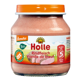 Wołowina dla Niemowląt Bezglutenowa od 5 Miesiąca Demeter BIO 125 g - 