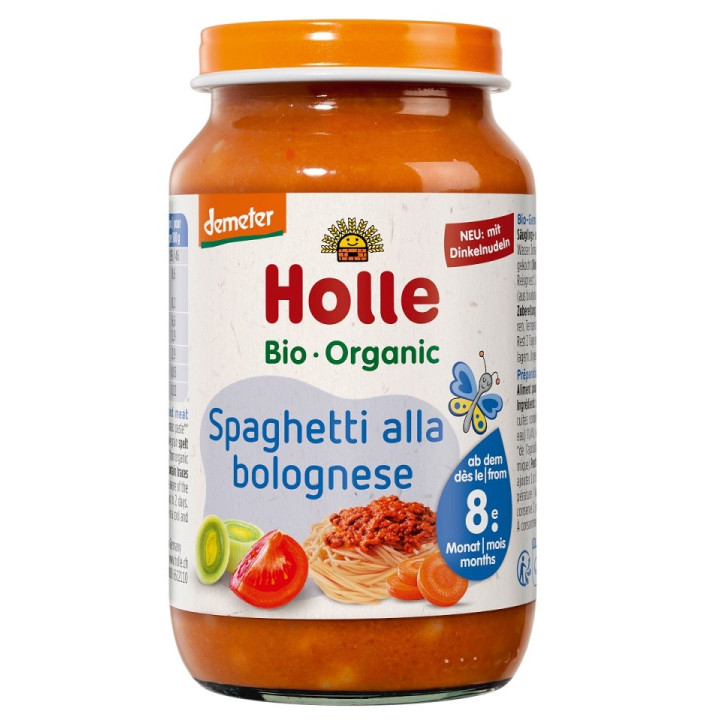 Obiadek Spaghetti Bolognese od 8 Miesiąca BIO 220 g - Holle - Ekochatk
