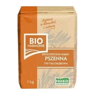 Mąka Pszenna Chlebowa Typ 750 BIO 1 kg - Probio - Ekochatka