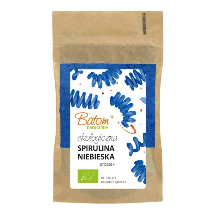 Spirulina Niebieska w Proszku BIO 15 g - Batom - Ekochatka