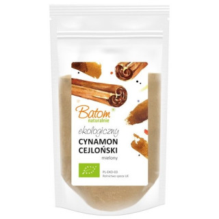 Cynamon Cejloński Mielony BIO 125 g - Batom - Ekochatka