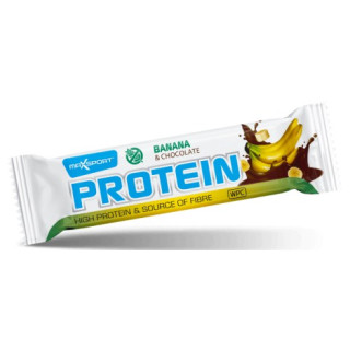 Baton Proteinowy Bananowy w Czekoladzie Mlecznej Bezglutenowy 50 g - M