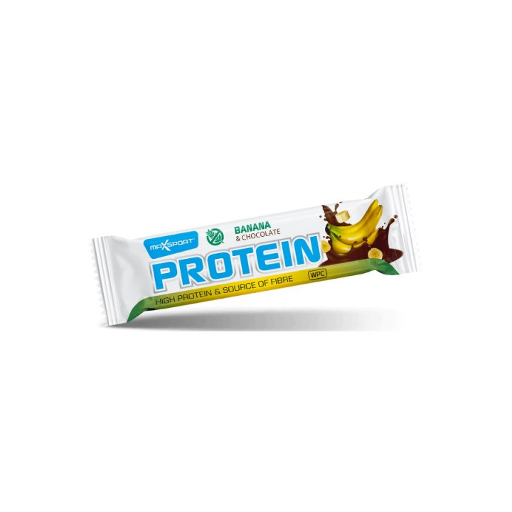 Baton Proteinowy Bananowy w Czekoladzie Mlecznej Bezglutenowy 50 g - M