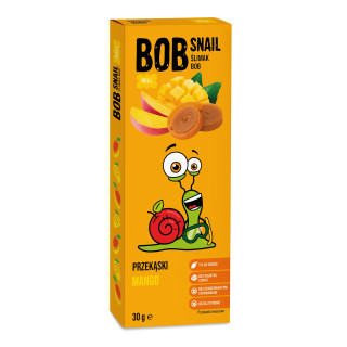 Przekąska Owocowa Roll Mango Bezglutenowa 30 g - Bob Snail - Ekochatka