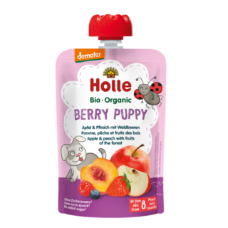 Mus Owocowy Jagodowy Piesek od 8 Miesiąca BIO 100 g - Holle - Ekochatk