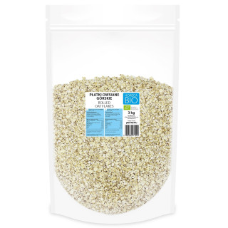 Płatki Owsiane Górskie BIO 3 kg Wegańskie Bez Cukru - HORECA BIO - Eko
