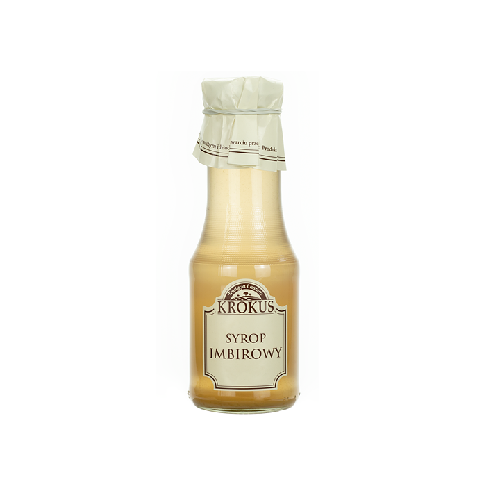 Syrop Imbirowy Bezglutenowy 280 ml - Krokus - Ekochatka