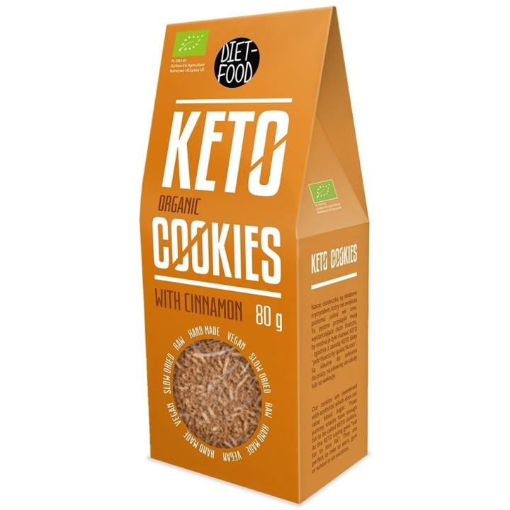 Ciastka Kokosowe z Cynamonem BIO 80 g - Diet-Food - Ekochatka