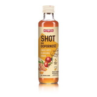 Shot na Odporność Owoc Róży Kurkuma Imbir 250 ml - Polska Róża - Ekoch