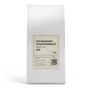 Ryz Brazowy Dlugoziarnisty Bezglutenowy BIO 1 kg - The Planet - Ekocha