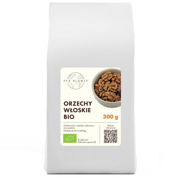 Orzechy Włoskie BIO 300 g - The Planet - Ekochatka