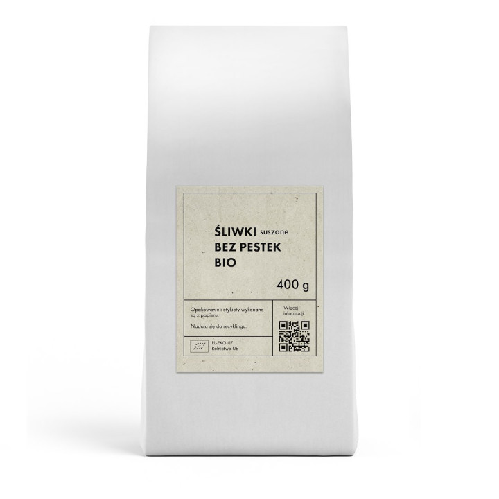 Śliwki Suszone Bez Pestek BIO 400 g - The Planet - Ekochatka