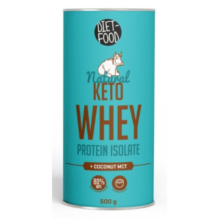 Białko Serwatkowe z MCT Izolat WPI 90 500 g - Diet-Food - Ekochatka