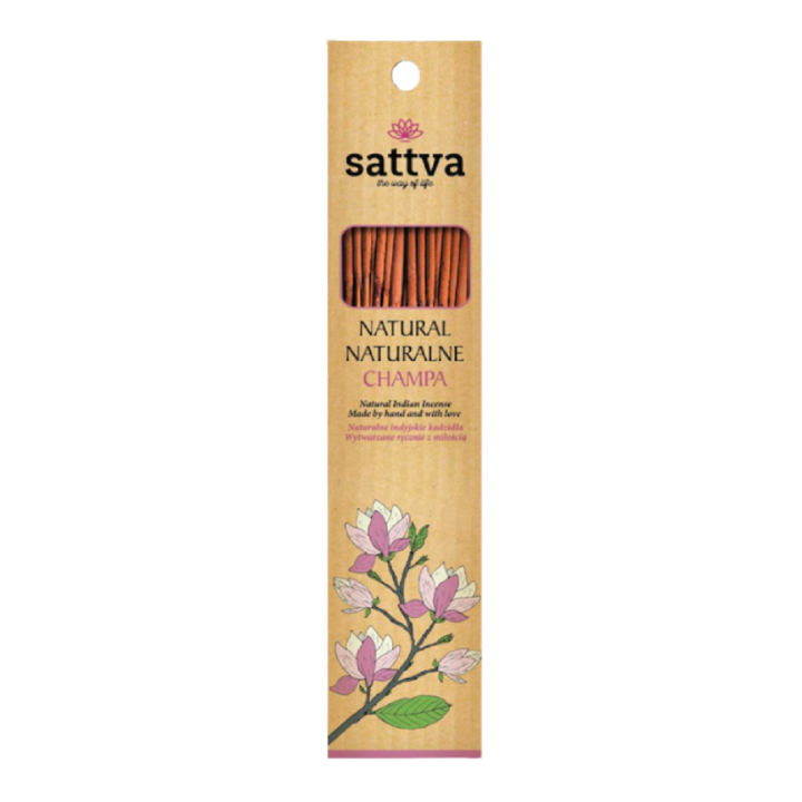 Kadzidełka Indyjskie Nag Champa 15 szt. - Sattva - Ekochatka