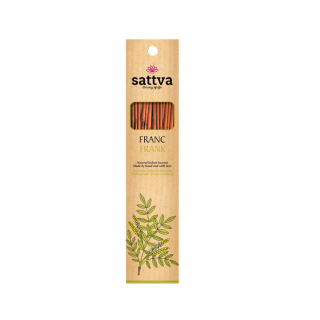 Kadzidełka Indyjskie Frank Naturalne 15 szt. 30 g - Sattva - Ekochatka