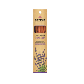 Kadzidełka Indyjskie Lawenda Naturalne 15 szt. 30 g - Sattva - Ekochat