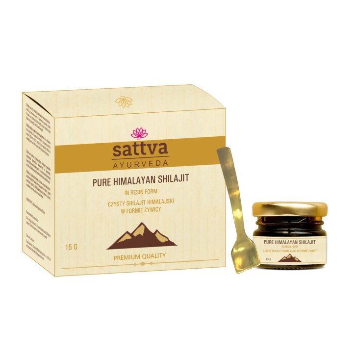Shilajit Himalajski Mumio w Formie Żywicy 15 g - Sattva - Ekochatka