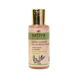 Żel do Mycia Twarzy Sandałowiec i Kurkuma 100 ml - Sattva - Ekochatka
