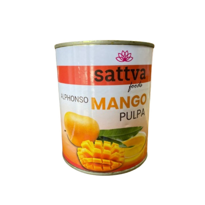 Pulpa Mango Alphonso 850 g - Sattva - Ekochatka