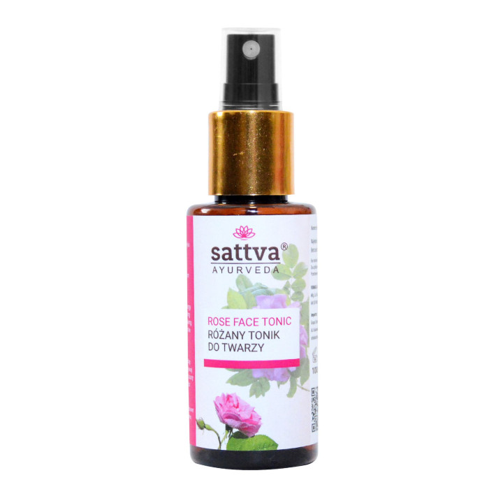Tonik Różany do Twarzy 100 ml - Sattva - Ekochatka