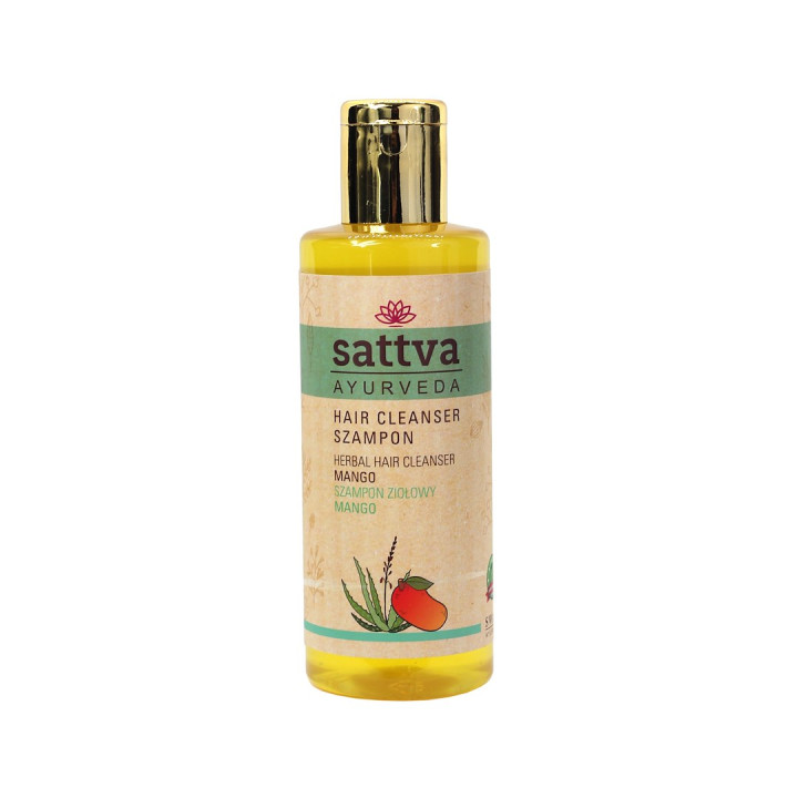 Szampon Ziołowy Mango do Włosów 210 ml - Sattva - Ekochatka