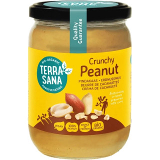 Masło Orzechowe Crunchy 100% Prażone Orzeszki BIO 500 g - Terrasana - 