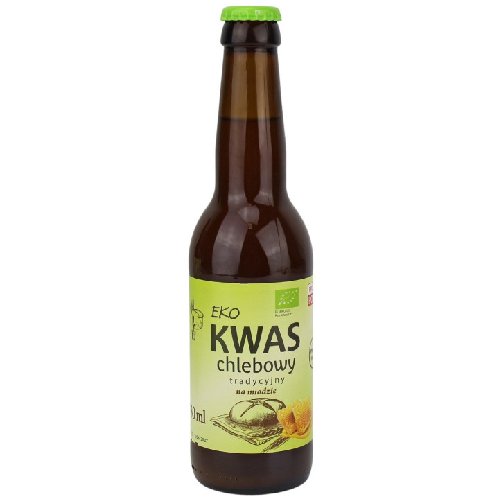 Kwas Chlebowy Tradycyjny na Miodzie BIO 330 ml - Eko Natura - Ekochatk