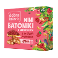 Batoniki Mini z Nerkowcow Tarta Malinowa 6 x 17 g - Dobra Kaloria