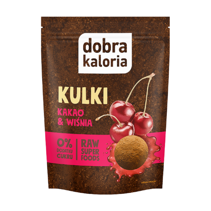 Kulki Daktylowe Kakao i Wisnia 58 g - Dobra Kaloria - Ekochatka