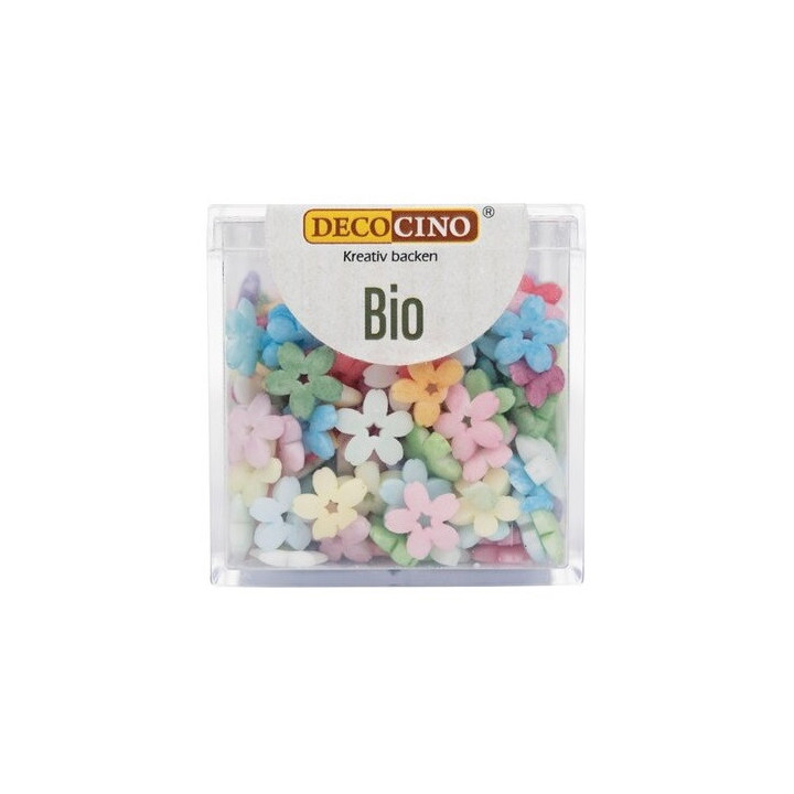 Posypka Cukrowa Kolorowe Kwiatuszki BIO 40 g - Decocino - Ekochatka