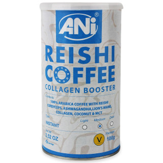 Kawa Rozpuszczalna Arabica z Reishi Collagen Booster 100 g - Ani - Eko