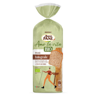 Chleb Tostowy Pełnoziarnisty z Oliwą z Oliwek BIO 400 g - Il Buon Pane